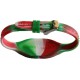 Bracelet - Bandz Vert Blanc Rouge