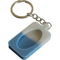 Porte Clé - Keychain Bleu Blanc