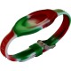 Bracelet - Bandz Vert Blanc Rouge