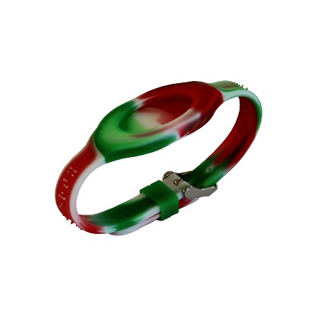 Bracelet - Bandz Vert Blanc Rouge