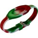 Bracelet - Bandz Vert Blanc Rouge